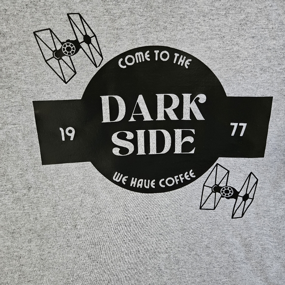 Star wars dark side coffee tee shirt - Picture 2 of 3